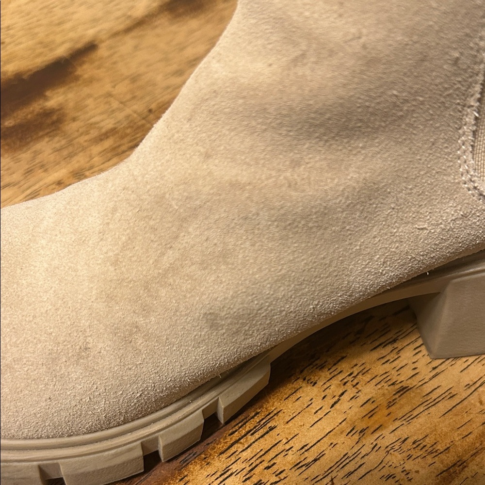 Steve Madden Beige Ankle Booties - Picture 8 of 8